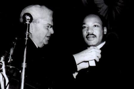 Reuben Soderstrom and Martin Luther King, Jr. in 1965